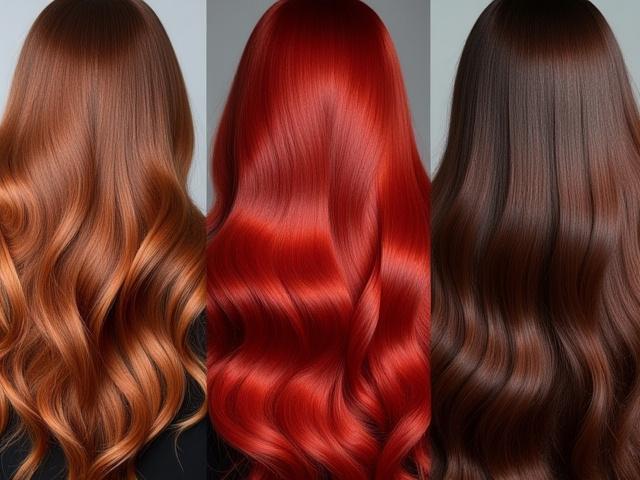 Koleksi rambut diwarnakan dengan teknik balayage dan highlight yang cantik dan menarik